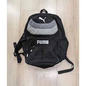PUMA Method 19.5 Black And Gray Laptop Sleeve Zip Around School Gym Backpack